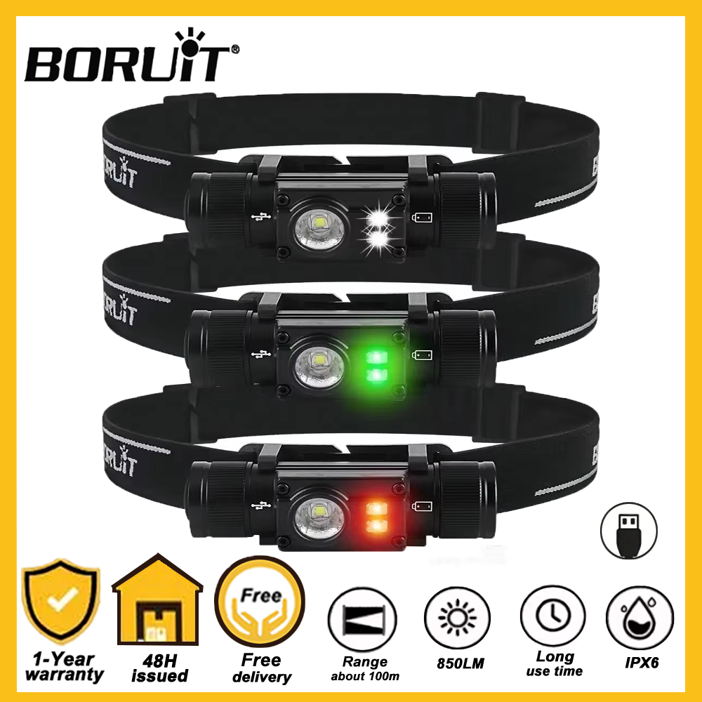 Lolin D32 - BORUiT HP500 latarka czołowa LED z