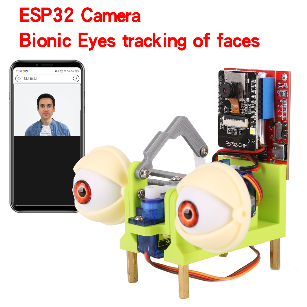 Doit Esp32 - WatchEye ESP32 Kamera Bioniczne oczy Śledzenie