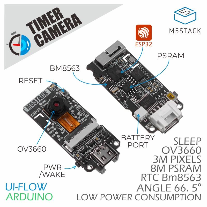 M5Stack - Oficjalna kamera czasowa M5Stack ESP32 PSRAM
