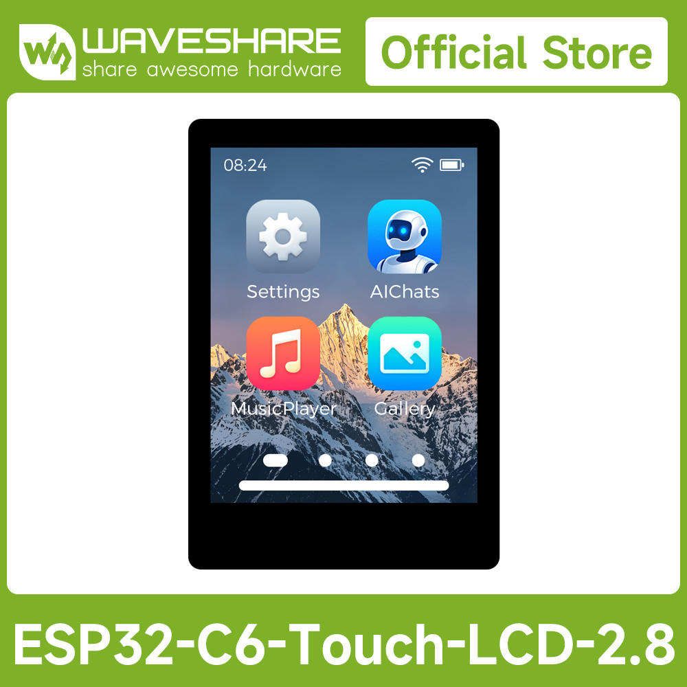 Waveshare ESP32-C6 2,8-calowy  – Waveshare Esp32 recenzja i cena