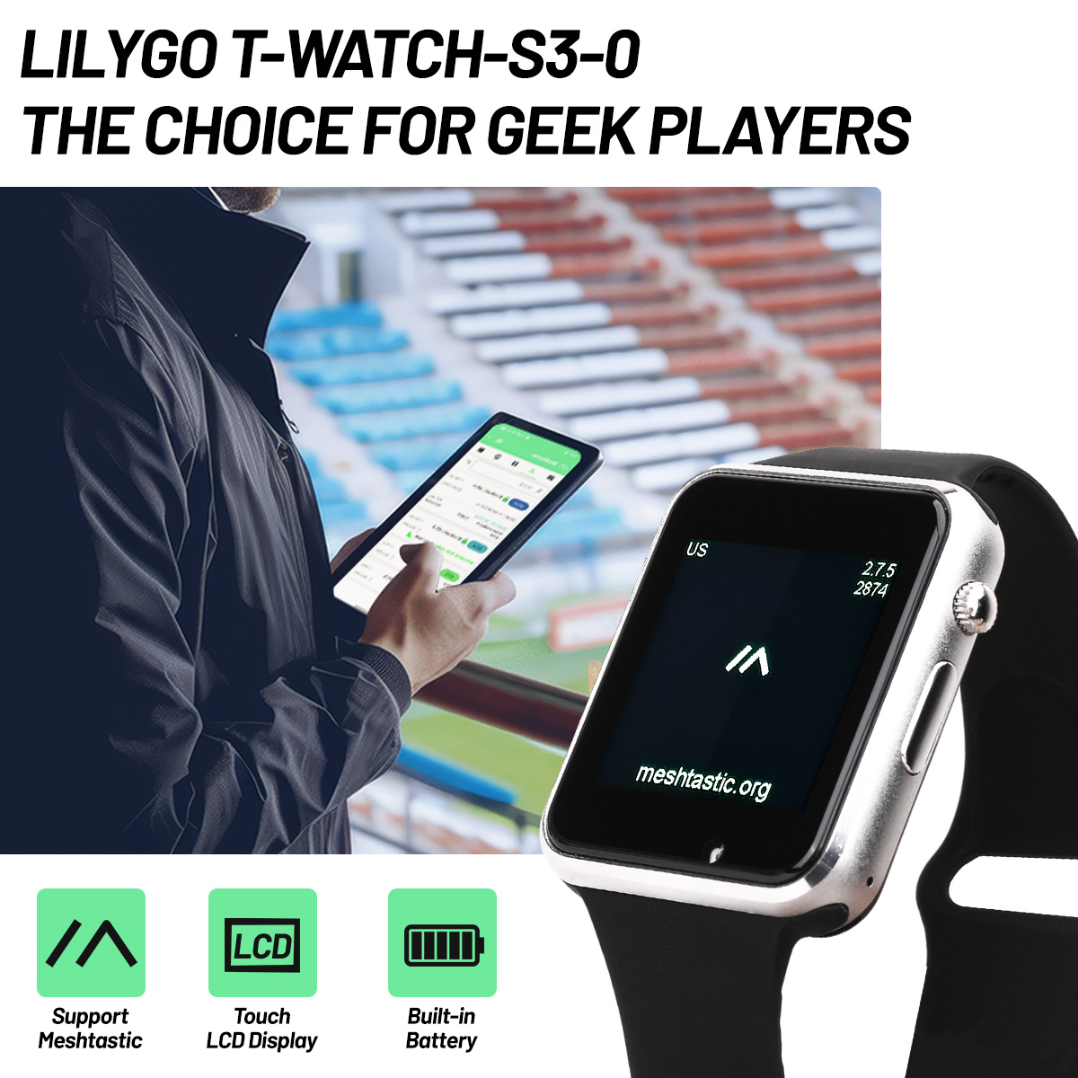 Płytka rozwojowa T-Watch-S3 ES – Ttgo T Watch recenzja i cena