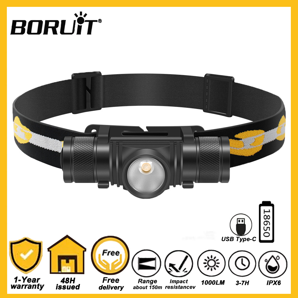BORUiT D10 latarka czołowa LED – Lolin D32 recenzja i cena