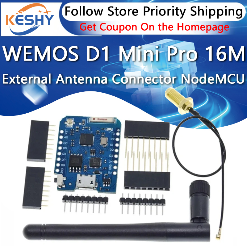 WEMOS D1 Mini Pro 16M bajtów z – D1 Mini Pro recenzja i cena
