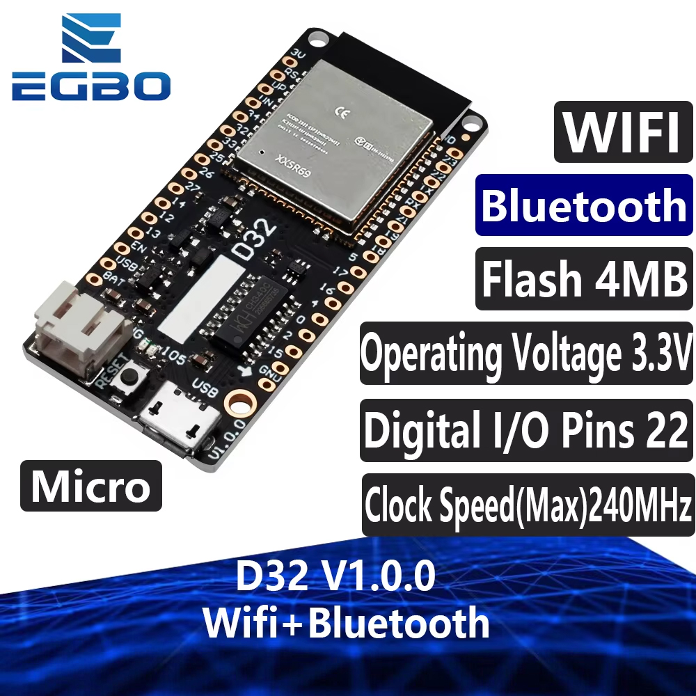 EGBO Dla LOLIN D32 V1.0.0 - Pł – Lolin D32 recenzja i cena