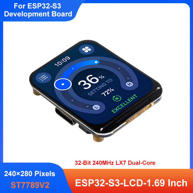 ESP32-S3 1,69-calowy ekran dla – Doit Esp32 recenzja i cena