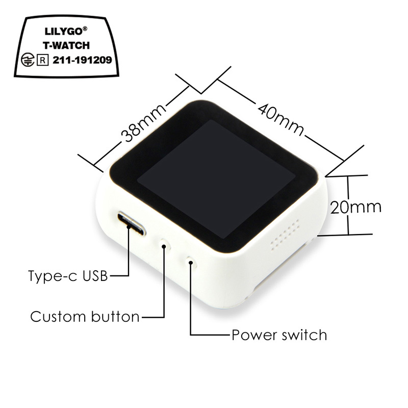 LILYGO®TTGO t-watch programowa – Ttgo T Watch recenzja i cena